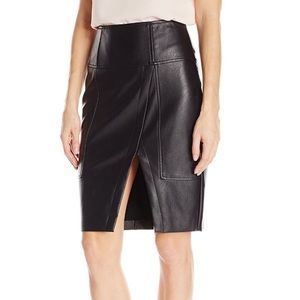 GUESS Women's Jet Black Jagger Asymm Skirt